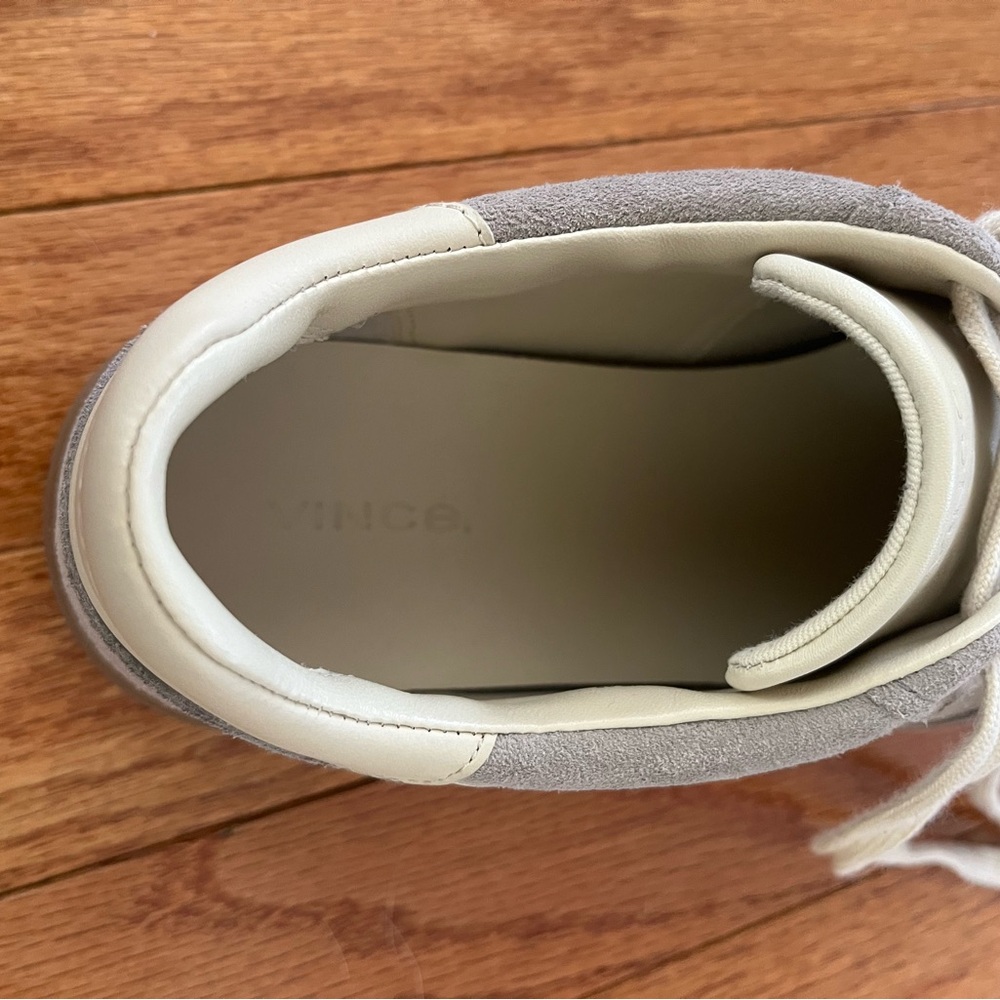 Women’s Gray Suede Sneakers - Picture 8 of 8